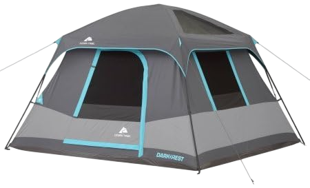 6 Person Dark Rest Cabin Family Camping and Adventure Tent by Ozark Trail